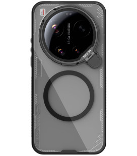 Juodas / skaidrus dėklas Xiaomi 17 Ultra telefonui "Nillkin Iceblade Prop Magnetic Cover"