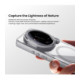 Juodas / skaidrus dėklas Xiaomi 17 Ultra telefonui "Nillkin Iceblade Prop Magnetic Cover"