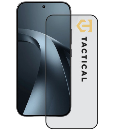 Juodas apsauginis grūdintas stiklas Xiaomi 17T telefonui "Tactical Glass Shield 5D"