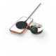 Juodas belaidis 25W Qi2.2 pakrovėjas "Tech-Protect A55 2in1 Magnetic Magsafe"