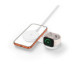 Baltas belaidis 25W Qi2.2 pakrovėjas "Tech-Protect A55 2in1 Magnetic Magsafe"