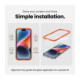Apsauginis grūdintas stiklas + kameros apsauga Samsung Galaxy A27 5G telefonui "Tech-Protect Easy Set+ 3-Pack"