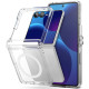 Skaidrus dėklas Samsung Galaxy Z Flip 8 telefonui "Ringke Fusion Flap Magsafe"
