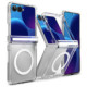 Skaidrus dėklas Samsung Galaxy Z Flip 8 telefonui "Ringke Fusion Flap Magsafe"