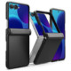 Juodas dėklas Samsung Galaxy Z Flip 8 telefonui "Ringke Onyx Flap"