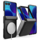 Juodas dėklas Samsung Galaxy Z Flip 8 telefonui "Ringke Onyx Flap Magsafe"