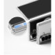 Skaidrus dėklas Samsung Galaxy Z Fold 8 Ultra telefonui "Ringke Fusion Flap Magsafe"