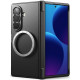 Juodas dėklas Samsung Galaxy Z Fold 8 Ultra telefonui "Ringke Onyx Flap Magsafe"