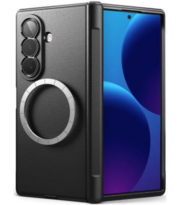 Juodas dėklas Samsung Galaxy Z Fold 8 Ultra telefonui "Ringke Onyx Flap Magsafe"