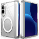 Skaidrus dėklas Samsung Galaxy Z Fold 8 telefonui "Ringke Fusion Flap Magsafe"
