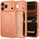 Matinis oranžinis dėklas Apple iPhone 17 Pro Max / 18 Pro Max telefonui "Tech-Protect BasicMag Magsafe"