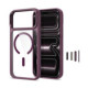 Bordo / skaidrus dėklas Apple iPhone 17 Pro Max / 18 Pro Max telefonui "Tech-Protect Magmat Magsafe CC"