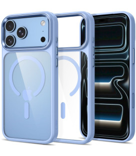 Šviesiai mėlynas / skaidrus dėklas Apple iPhone 17 Pro Max / 18 Pro Max telefonui "Tech-Protect Magmat Magsafe CC"