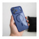 Mėlynas / skaidrus dėklas Apple iPhone 17 Pro Max / 18 Pro Max telefonui "Tech-Protect Magmat Magsafe CC"