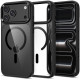 Juodas / skaidrus dėklas Apple iPhone 17 Pro Max / 18 Pro Max telefonui "Tech-Protect Magmat Magsafe CC"