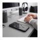 Juodas / skaidrus dėklas Apple iPhone 17 Pro Max / 18 Pro Max telefonui "Tech-Protect Magmat Magsafe CC"