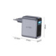 Pilkas 1xUSB-A + 2xUSB-C PD100W / QC3.0 pakrovėjas "Tech-Protect PowerVision NC100W-GaN 3-Port"
