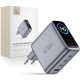 Pilkas 1xUSB-A + 3xUSB-C PD140W / QC3.0 pakrovėjas "Tech-Protect PowerVision NC140W-GaN 4-Port"