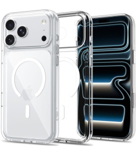 Skaidrus dėklas Apple iPhone 17 Pro Max / 18 Pro Max telefonui "Tech-Protect Flexair Hybrid CC Magsafe"