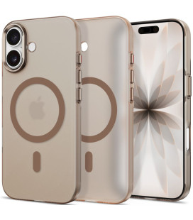 Matinis auksinės spalvos (Desert Gold) dėklas Apple iPhone 17 telefonui "Tech-Protect MagZero Magsafe"