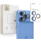 Skaidri kameros apsauga Apple iPhone 18 Pro / 18 Pro Max telefonui "Tech-Protect Camring Fit+"