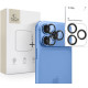 Juoda kameros apsauga Apple iPhone 18 Pro / 18 Pro Max telefonui "Tech-Protect Camring Fit+"