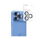 Juoda kameros apsauga Apple iPhone 18 Pro / 18 Pro Max telefonui "Tech-Protect Camring Fit+"