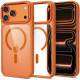 Oranžinis / skaidrus dėklas Apple iPhone 17 Pro / 18 Pro telefonui "Tech-Protect Magmat Magsafe CC"