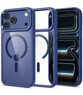 Mėlynas / skaidrus dėklas Apple iPhone 17 Pro / 18 Pro telefonui "Tech-Protect Magmat Magsafe CC"
