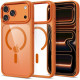 Oranžinis / skaidrus dėklas Apple iPhone 17 Pro Max / 18 Pro Max telefonui "Tech-Protect Magmat Magsafe CC"