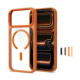 Oranžinis / skaidrus dėklas Apple iPhone 17 Pro Max / 18 Pro Max telefonui "Tech-Protect Magmat Magsafe CC"