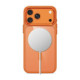Oranžinis / skaidrus dėklas Apple iPhone 17 Pro Max / 18 Pro Max telefonui "Tech-Protect Magmat Magsafe CC"