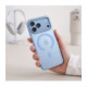 Matinis šviesiai mėlynas dėklas Apple iPhone 17 Pro Max / 18 Pro Max telefonui "Tech-Protect MagZero Magsafe"