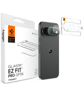 Skaidri kameros apsauga Google Pixel 11 Pro XL telefonui "Spigen Optik Pro Glas.TR ”EZ FIT” 2-Pack"