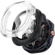Matinis juodas ir skaidrus dėklai Samsung Galaxy Watch Ultra 2 2026 (47mm) laikrodžiui "Tech-Protect Defense 2-Pack"