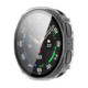 Matinis juodas ir skaidrus dėklai Samsung Galaxy Watch 8 / 9 (40 mm) laikrodžiui "Tech-Protect Defense 2-Pack"