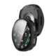 Matinis juodas ir skaidrus dėklai Samsung Galaxy Watch 8 / 9 (40 mm) laikrodžiui "Tech-Protect Defense 2-Pack"