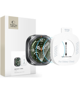 Apsauginis grūdintas stiklas Samsung Galaxy Watch Ultra 2 2026 (47 mm) laikrodžiui "Tech-Protect Easy Set+ 2-Pack"