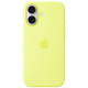 Originalus geltonas (Neon Yeallow) "Silicone Magsafe Cover" dėklas Apple iPhone 17 telefonui "MGEV4ZM/A"