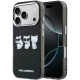 Juodas dėklas Apple iPhone 17 Pro Max telefonui "Karl Lagerfeld IML Choupette Trio Watercolor MagSafe Case"