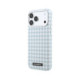Mėlynas dėklas Apple iPhone 17 Pro Max telefonui "Karl Lagerfeld PU Houndstooth Resin Plate MagSafe Case"
