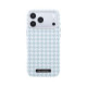 Mėlynas dėklas Apple iPhone 17 Pro Max telefonui "Karl Lagerfeld PU Houndstooth Resin Plate MagSafe Case"