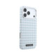 Mėlynas dėklas Apple iPhone 17 Pro Max telefonui "Karl Lagerfeld PU Houndstooth Resin Plate MagSafe Case"