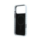 Mėlynas dėklas Apple iPhone 17 Pro Max telefonui "Karl Lagerfeld PU Houndstooth Resin Plate MagSafe Case"