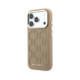 Smėlio spalvos dėklas Apple iPhone 17 Pro Max telefonui "Karl Lagerfeld PU Perforated Monogram MagSafe Case"