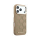 Smėlio spalvos dėklas Apple iPhone 17 Pro Max telefonui "Karl Lagerfeld PU Perforated Monogram MagSafe Case"