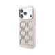 Rožinis dėklas Apple iPhone 17 Pro Max telefonui "Karl Lagerfeld PU Perforated Monogram MagSafe Case"