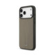 Rudas dėklas Apple iPhone 17 Pro Max telefonui "Mercedes Leather The Move MagSafe Case"