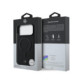 Juodas dėklas Apple iPhone 17 Pro Max telefonui "Mercedes PU Leather 3D MagSafe Case"