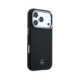 Juodas dėklas Apple iPhone 17 Pro Max telefonui "Mercedes PU Leather Wood Semi Wrap MagSafe Case"